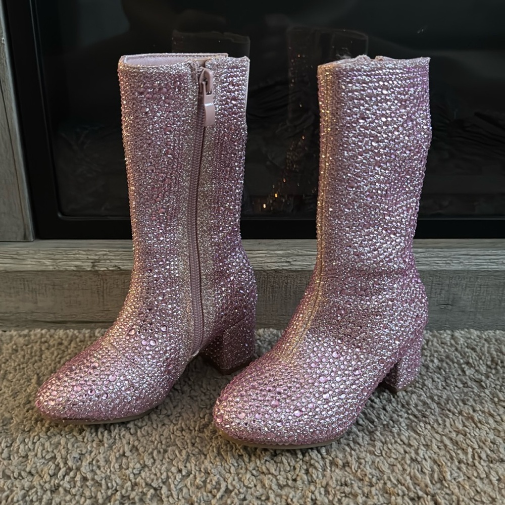 Pink Barbie boots